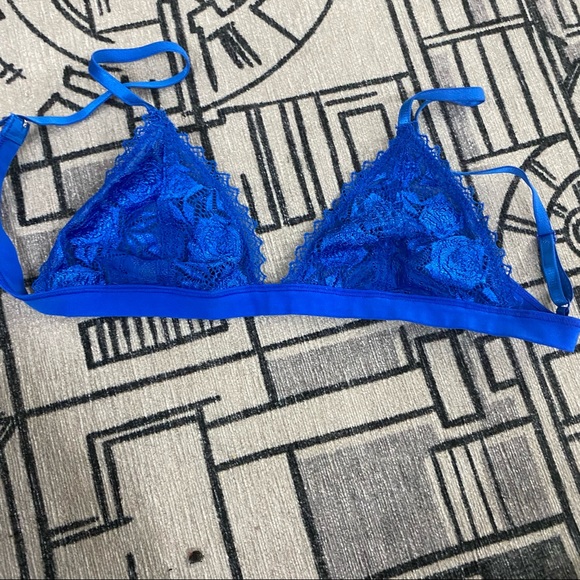 Blue lace Anemone bralette size S - Picture 1 of 4